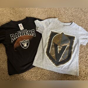 Las Vegas sports Kids T-Shirt Set - Gray and Black